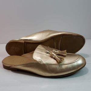 Franco Sarto Prentice Fringe Tassel Flats Mules 7